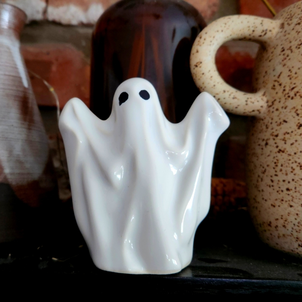 Ceramic Ghost Decoration